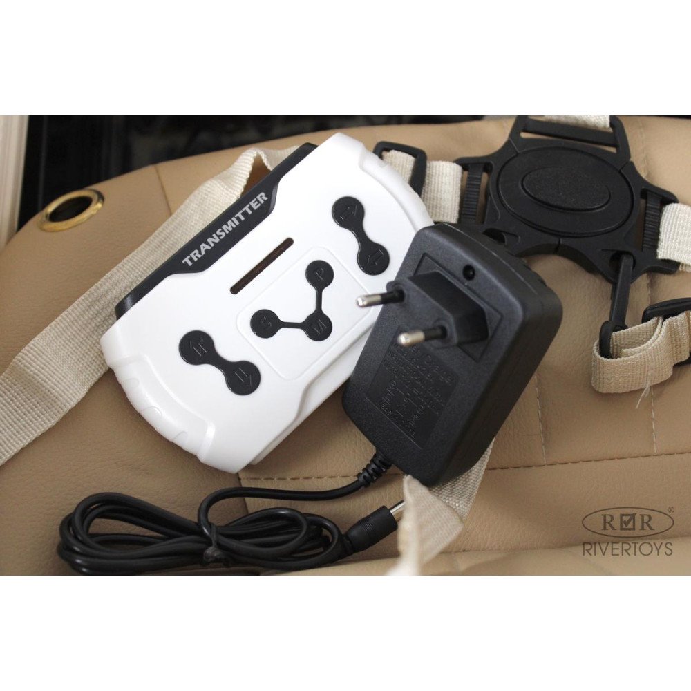 Детский электромобиль ретро X005XX красно-черный