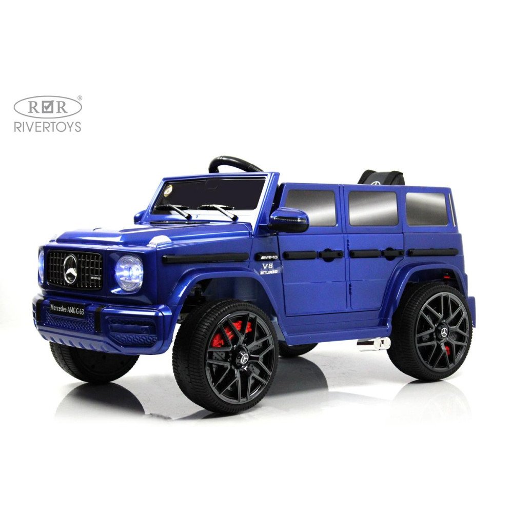 Детский электромобиль Mercedes-Benz G63 (O111OO) синий глянец