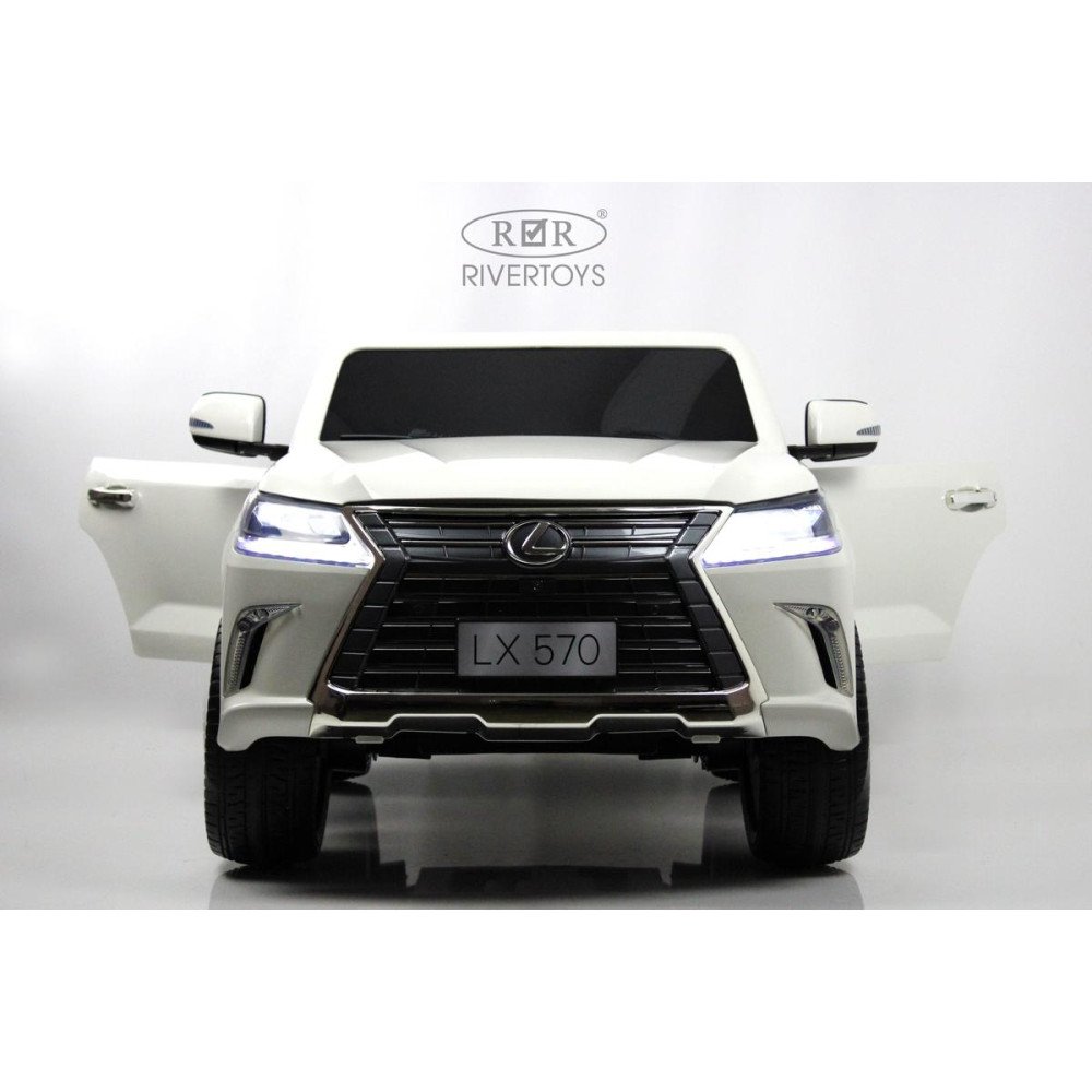 Детский электромобиль джип Lexus LX570 (Y555YY) белый