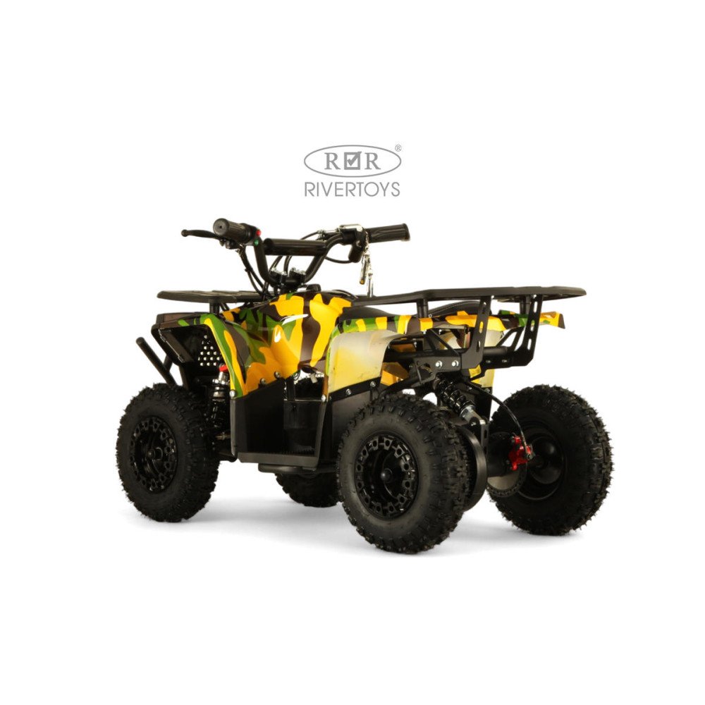 Квадроцикл MIKA желтый камуфляж, скоростной