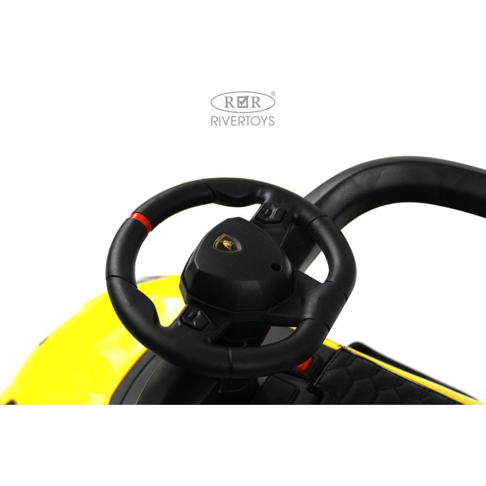 Детский толокар Lamborghini M555MM-H желтый
