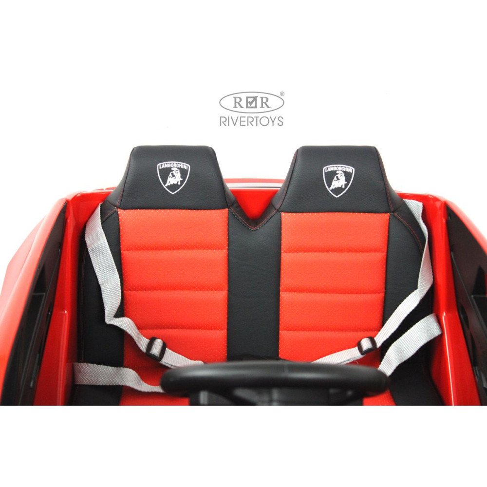 Детскиая машина Lamborghini Urus (E777EE) красная с пультом