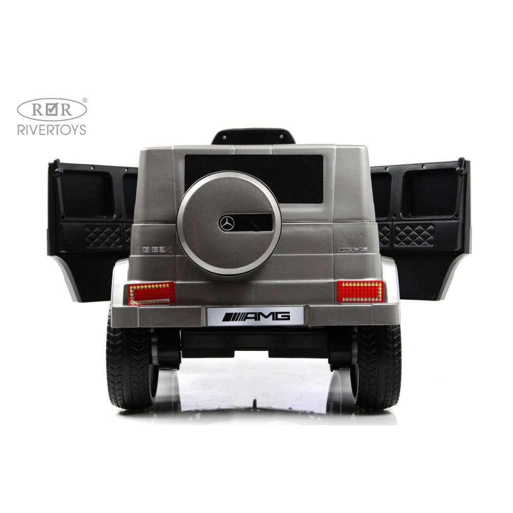 Детский электромобиль Mercedes-AMG G63 (G222GG) серый глянец