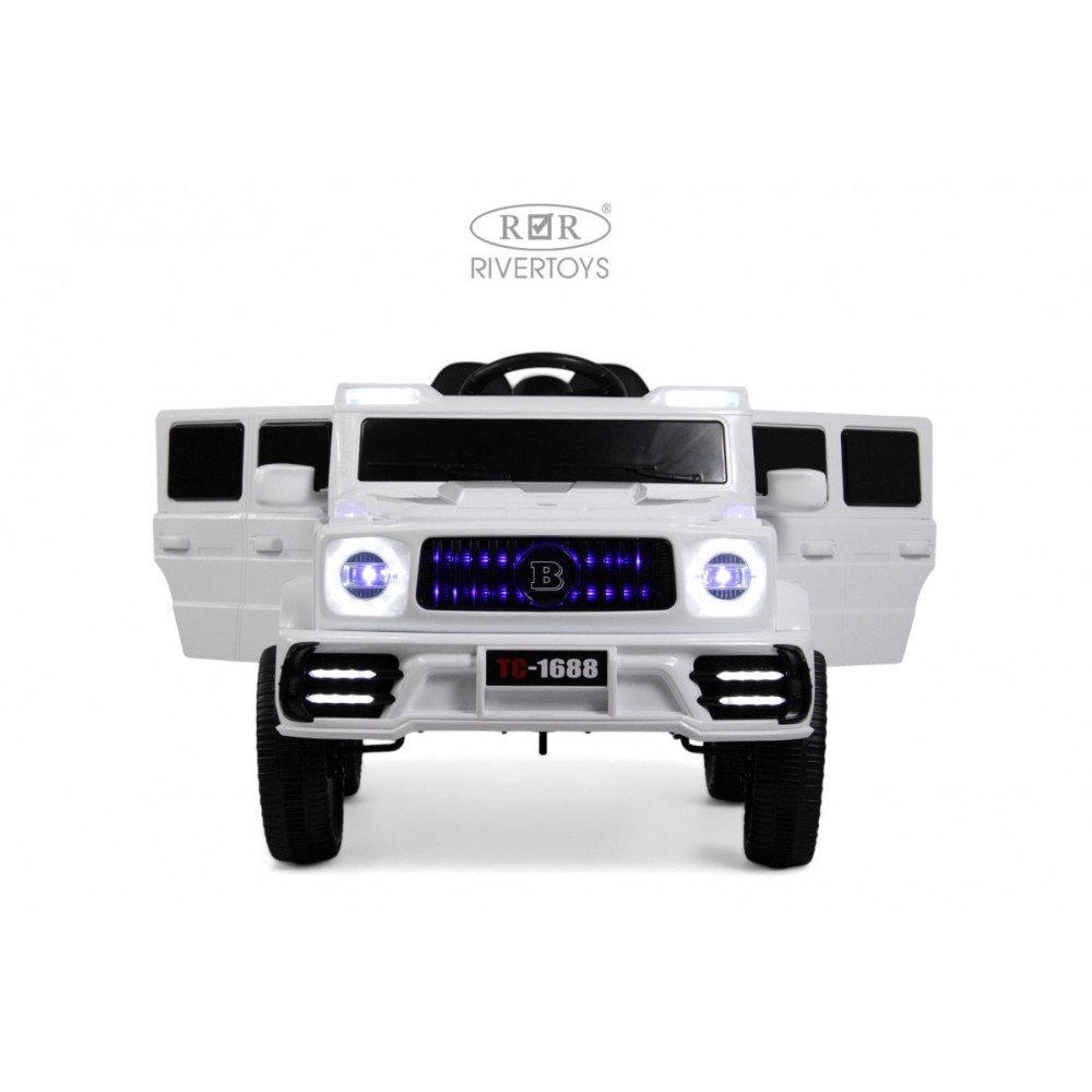 Детский электромобиль Z111VO белый (RiverToys)