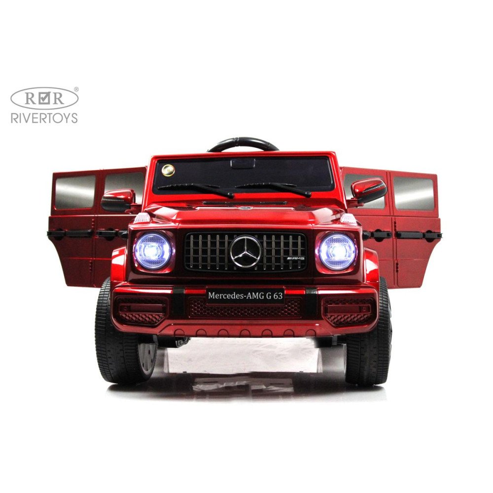 Детская машина Гелендваген Mercedes-Benz G63 (O111OO) красный глянец