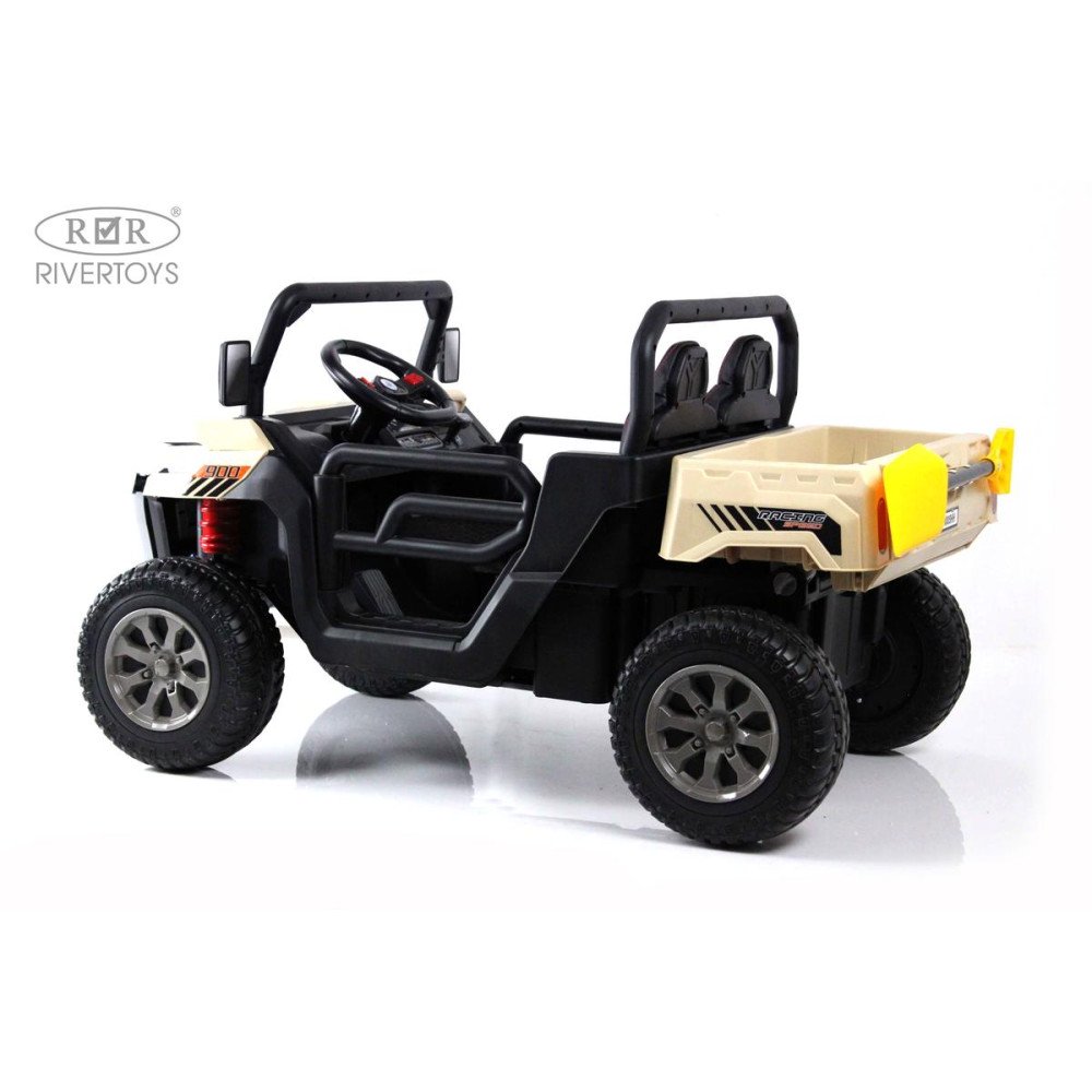 Детский электромобиль H005HH кремовый