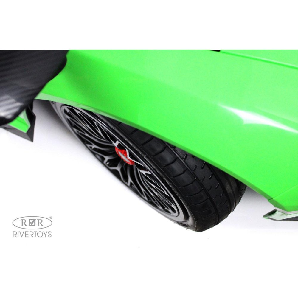 Детский электромобиль Lamborghini Aventador SV (M777MM) зеленый