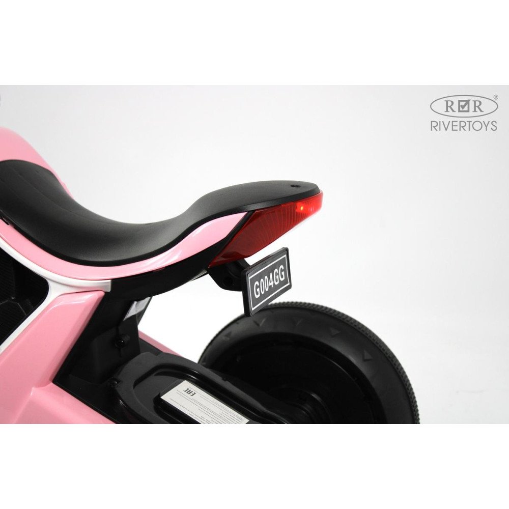 Детский электротрицикл G004GG розовый