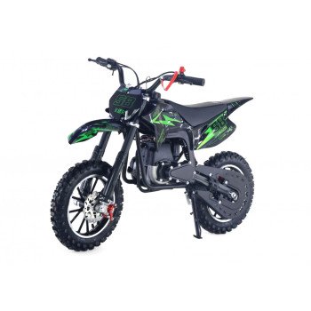 Бензиновый мотоцикл ARTY зеленый, детский, скорость 20 км/ч