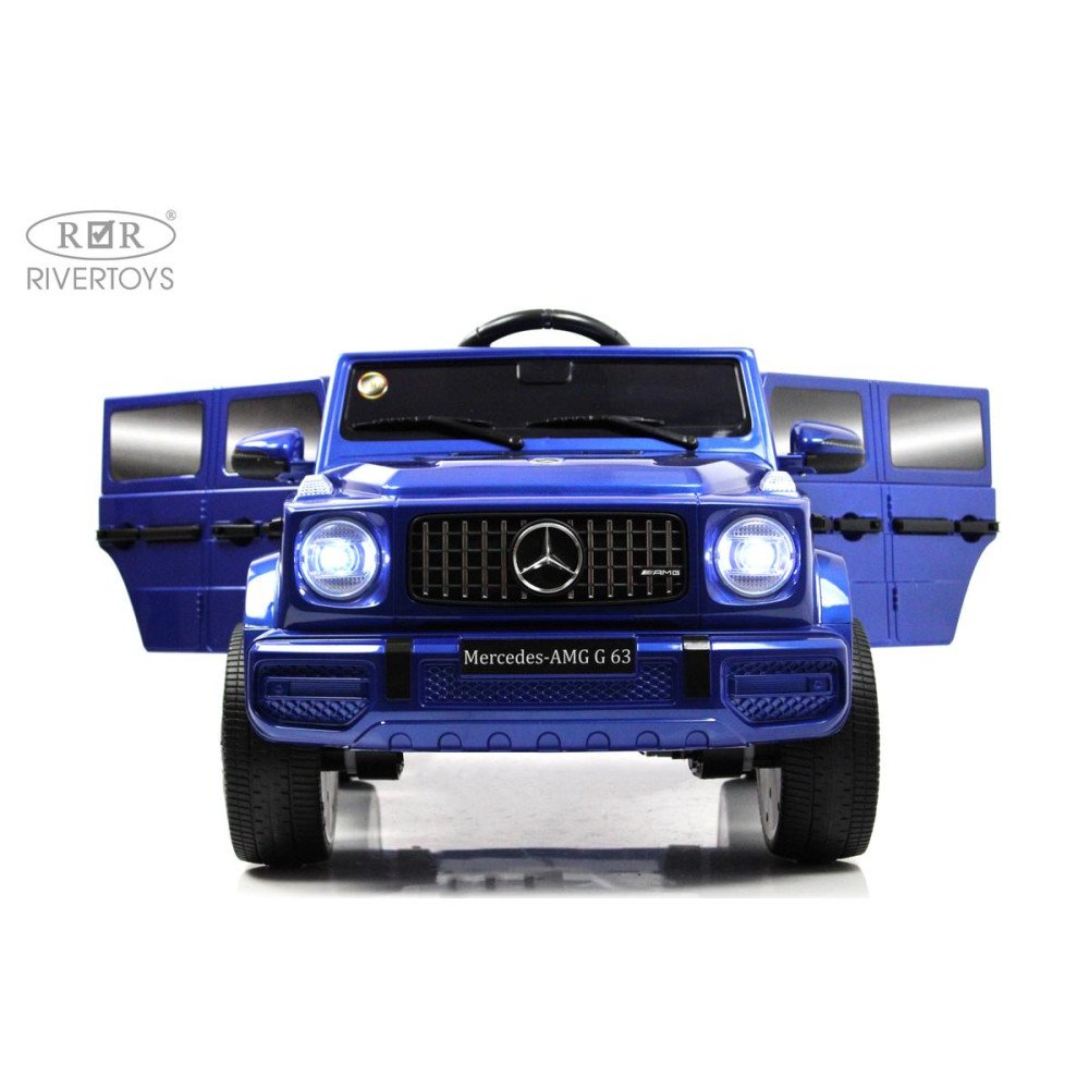 Детский электромобиль Mercedes-Benz G63 (O111OO) синий глянец