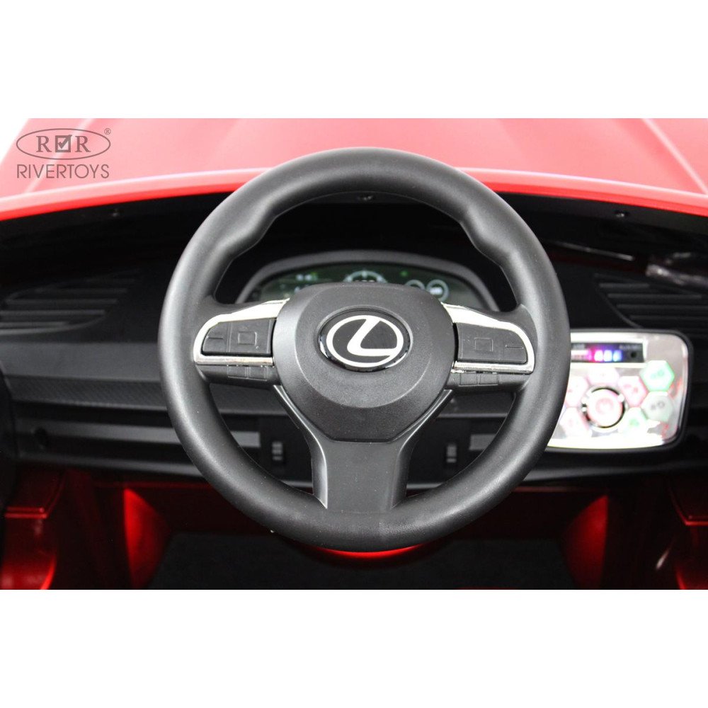 Детский электромобиль Lexus 570 (E555EE) красный глянец