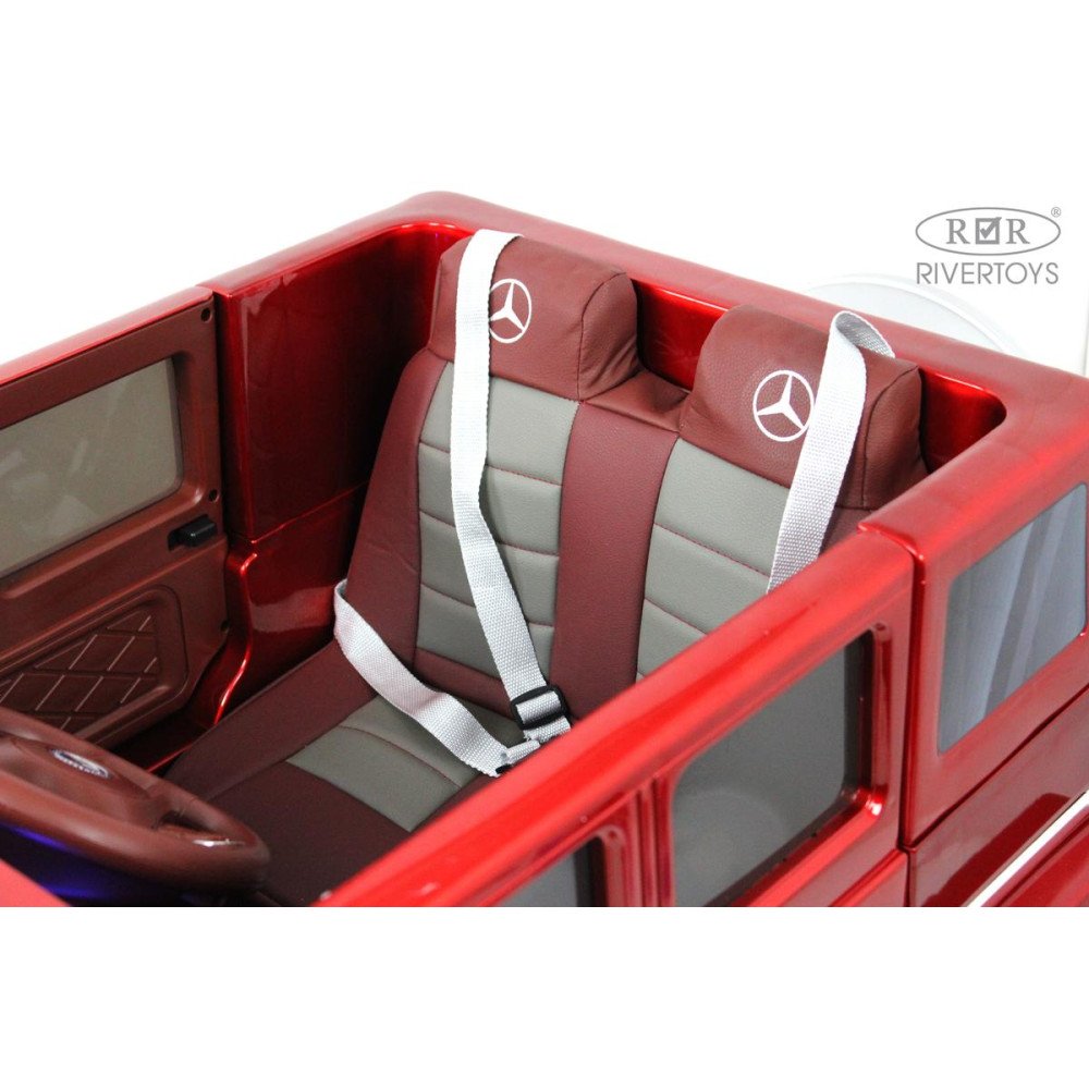 Электромобиль Гелендваген Mercedes-Benz G65 (E111EE) красный глянец