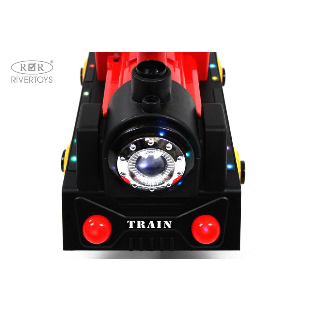 Детский электромобиль поезд K008AM красный