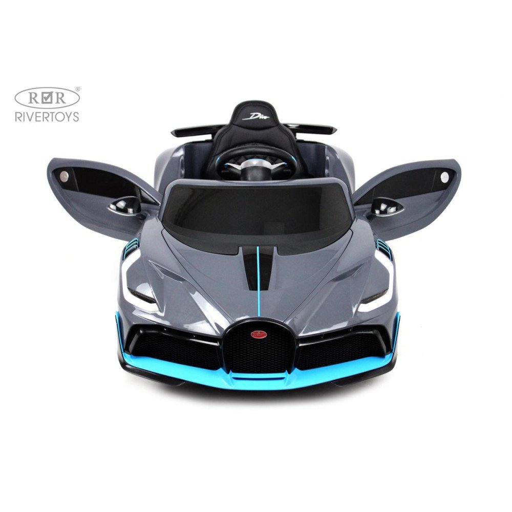 Детская машина Bugatti Divo (HL338) серый, с пультом