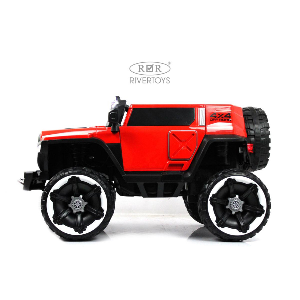 Детская машина Jeep М222БХ красная