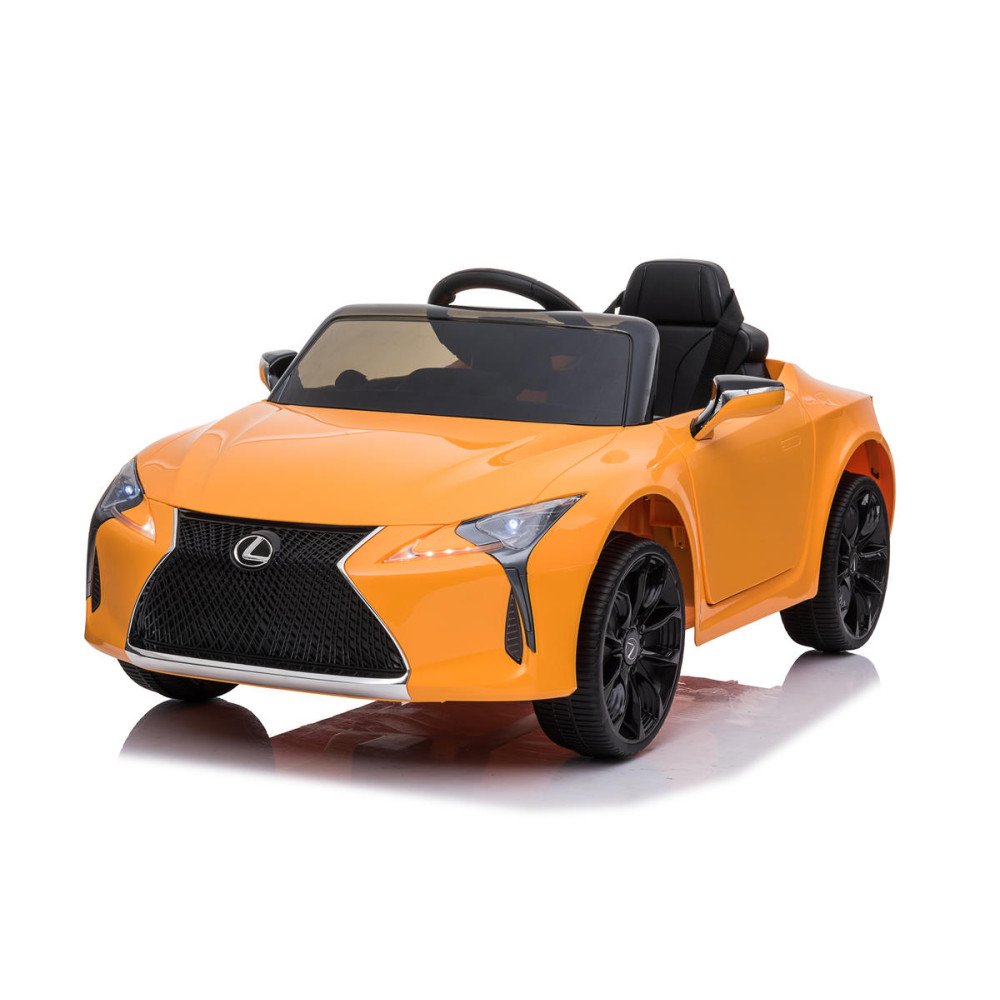 Электромобиль Lexus LC 500 (JE1618) желтый, с пультом, на резиновых колесах