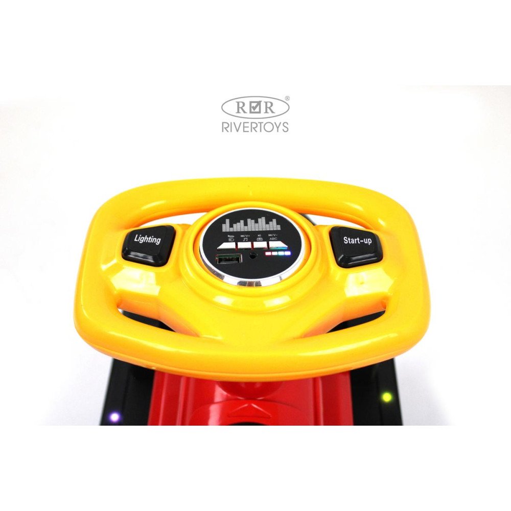 Детский электромобиль поезд K008AM красный