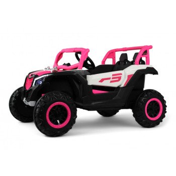 Электромобиль багги K444AM розовый