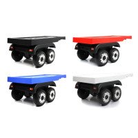 Прицеп HL358 белый (RiverToys)