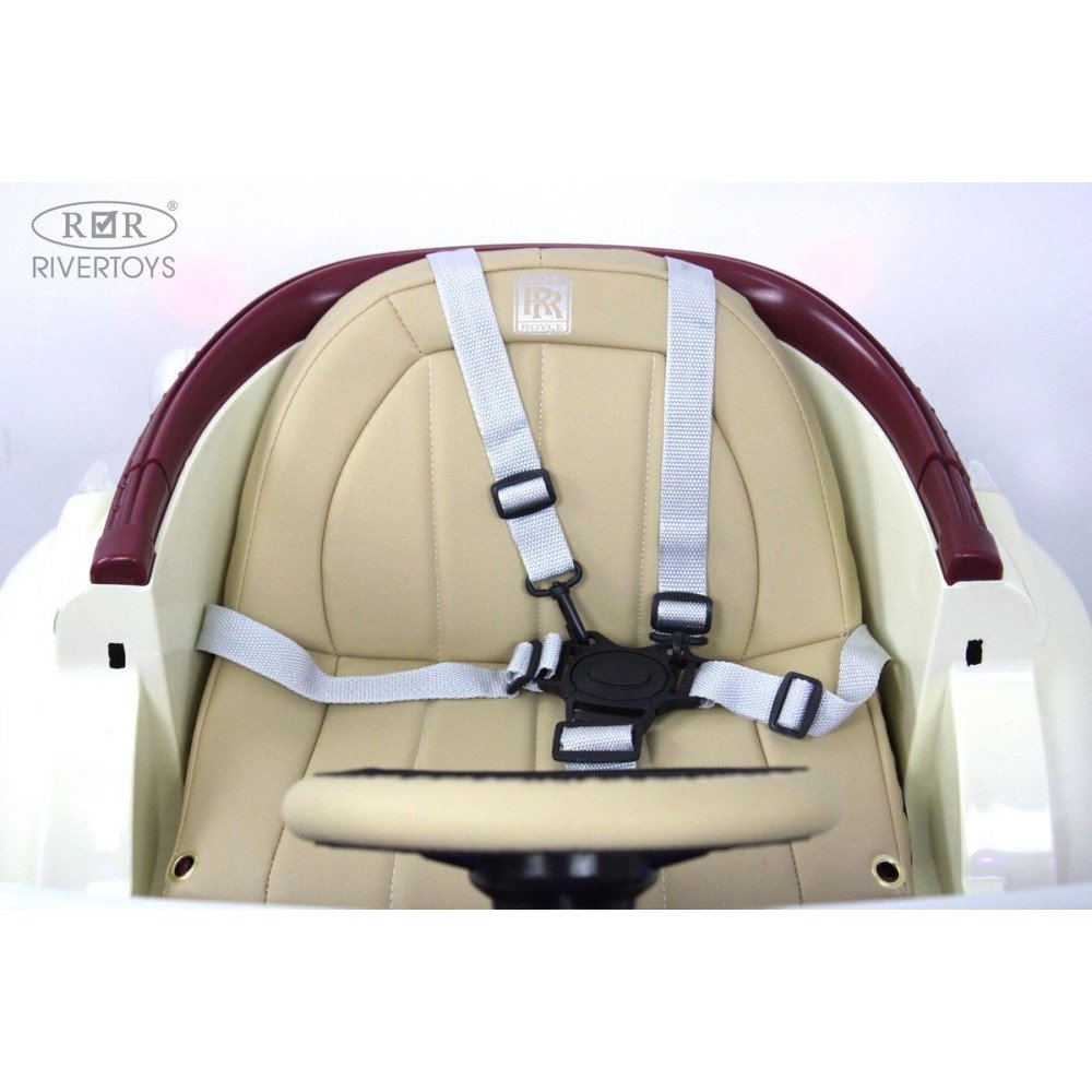 Электромобиль Rolls-Royce (E444EE) бежевый, с пультом