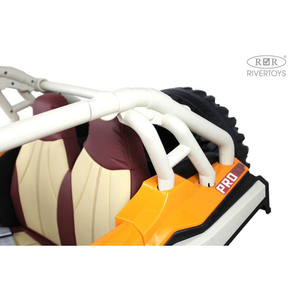 Двухместный багги E001EE оранжевый