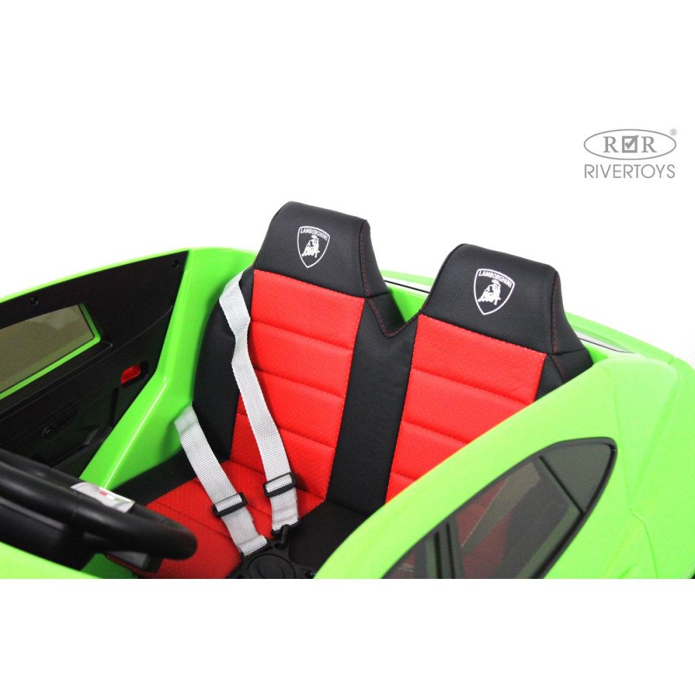 Детская машина Lamborghini Urus (E777EE) зеленый, поноприводная