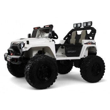 Детская машина трансформер Jeep A222AA белая