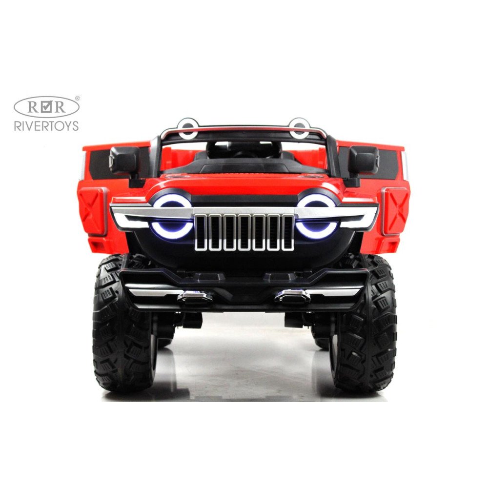 Детская машина Jeep М222БХ красная
