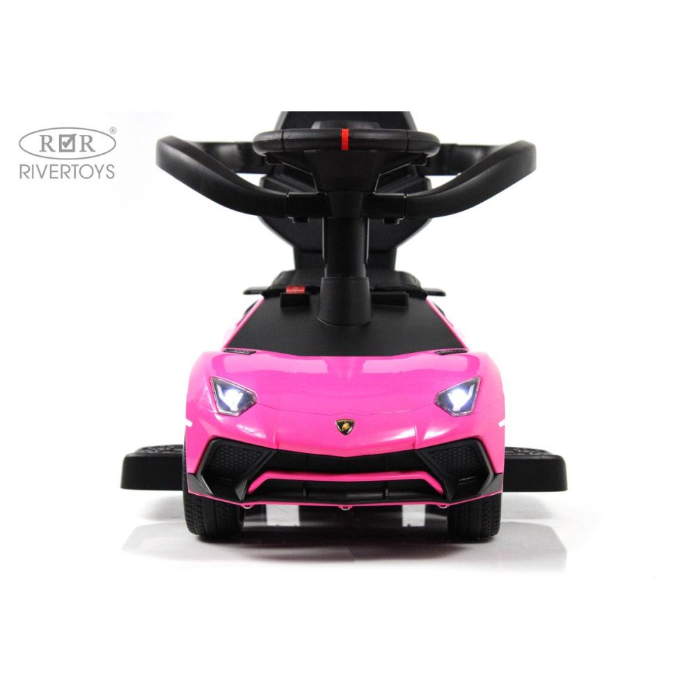 Детский толокар Lamborghini M555MM-H розовый