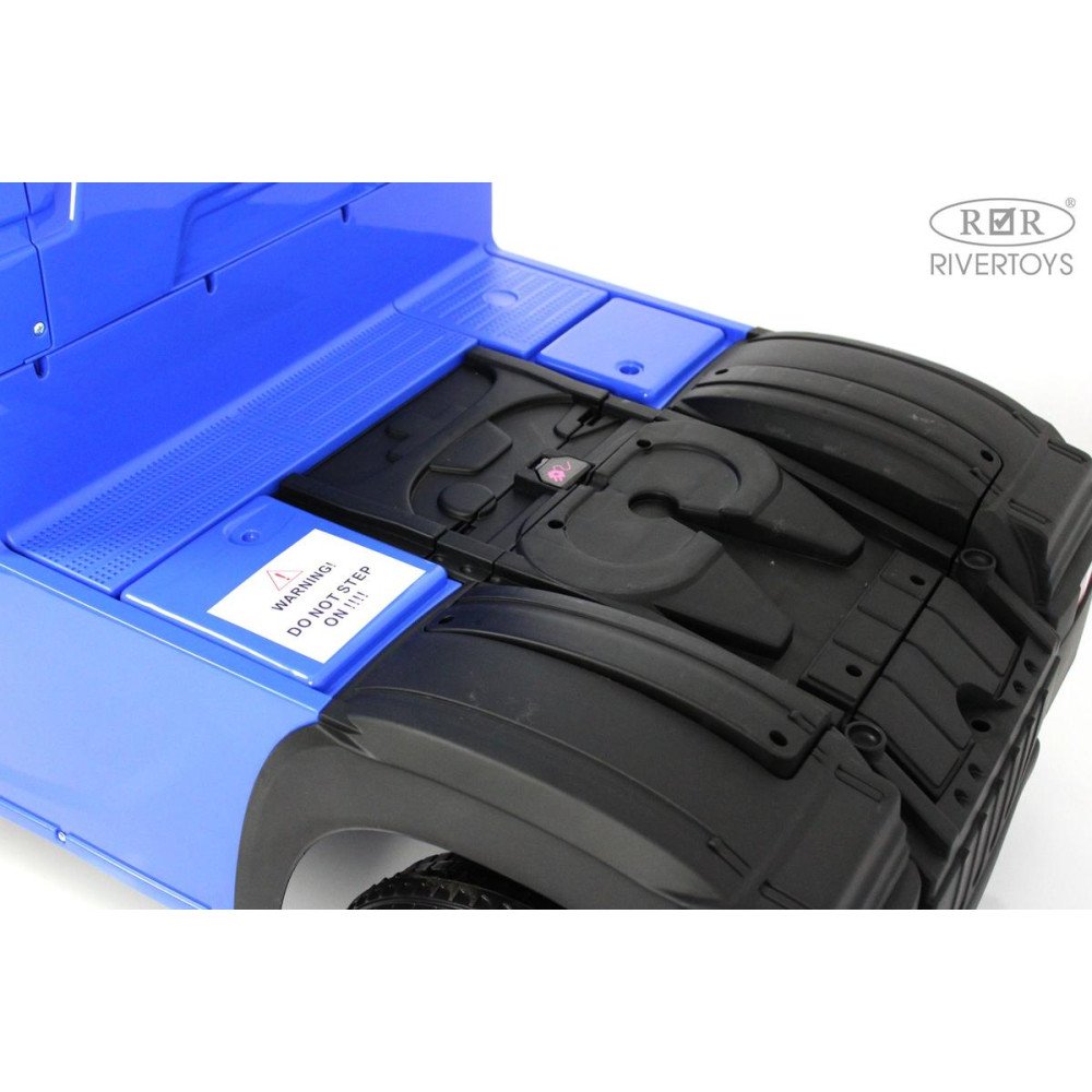 Детский электромобиль Mercedes-Benz Actros 4WD (HL358) синий