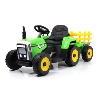 Детский электромобиль трактор H444HH зеленый