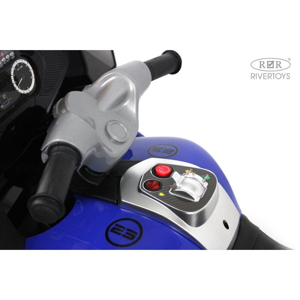 Детский электромотоцикл H222HH синий