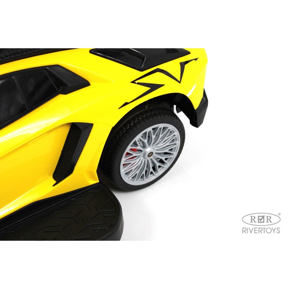 Детский толокар Lamborghini M555MM-H желтый