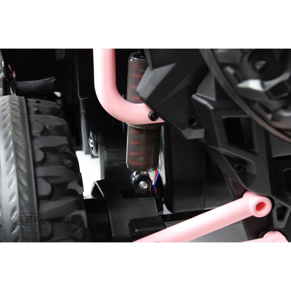 Полноприводный электромобиль багги E001EE розовый