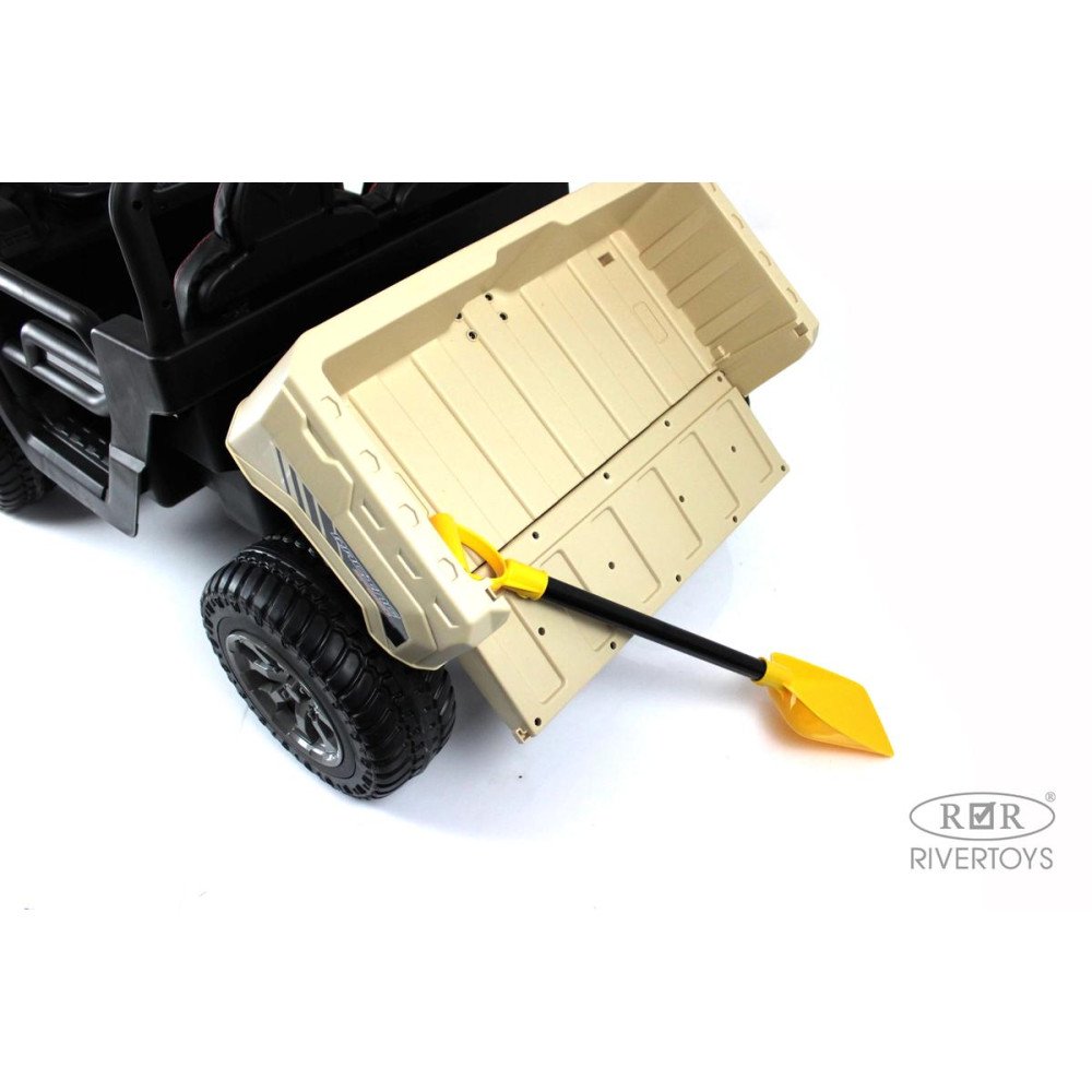 Детский электромобиль H005HH кремовый