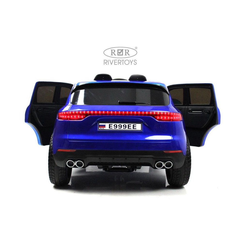 Детский электромобиль Porsche Cayenne E999EE синий глянец