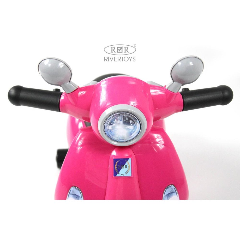 Детский толокар скутер G200GG розовый