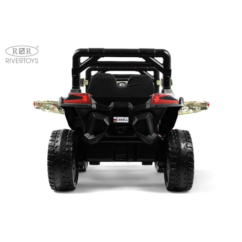 Электромобиль багги L888LL зеленый камуфляж