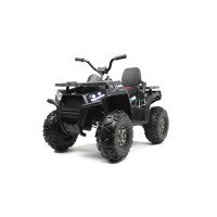 Детский электроквадроцикл H999HH черный Spider (RiverToys), полноприводный, с пультом