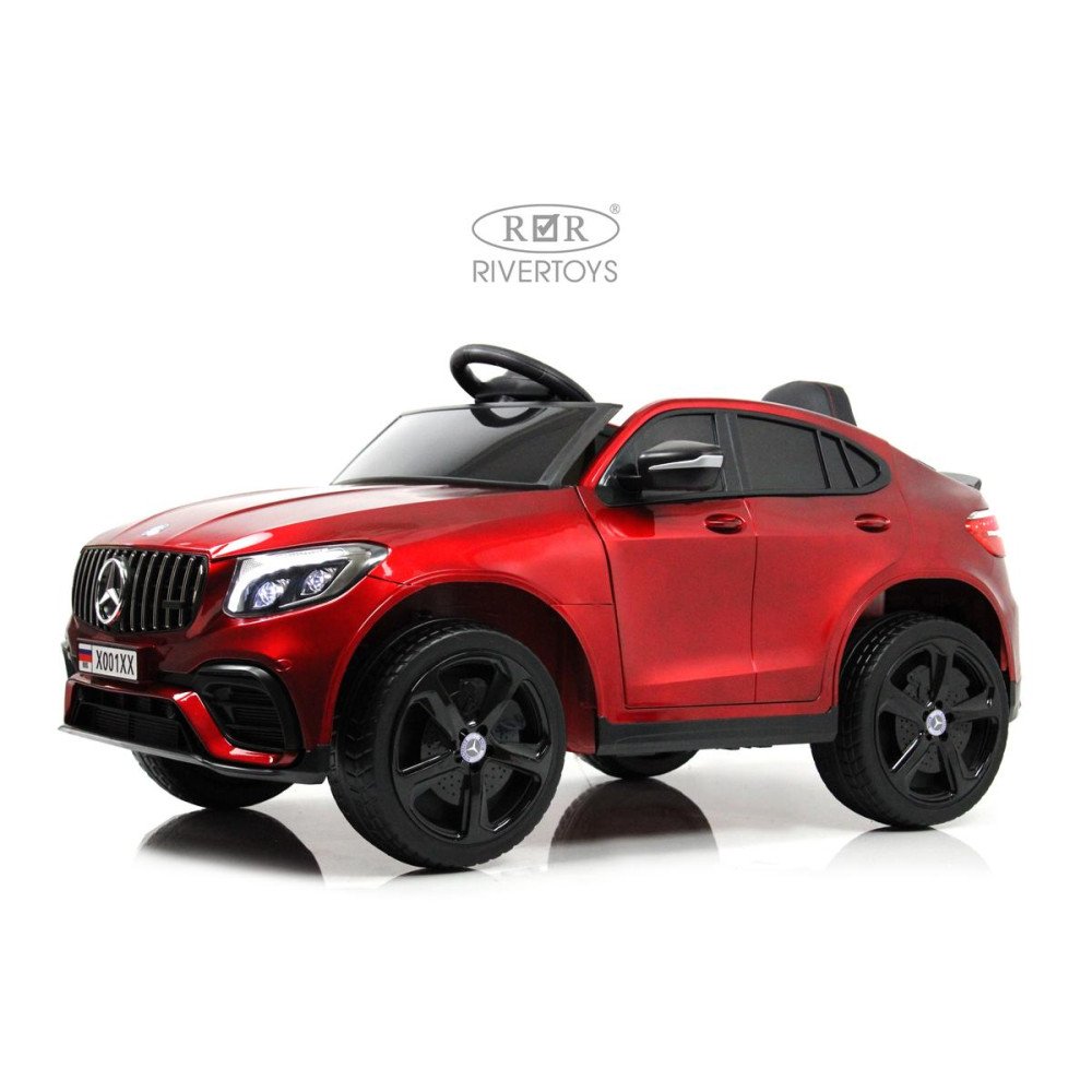 Детская машина Mercedes X001XX с пультом, красный глянец