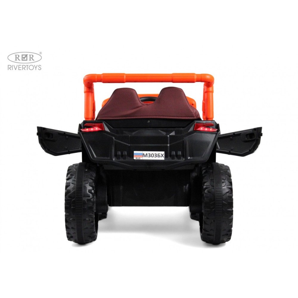 Детский электромобиль М303БХ оранжевый (RiverToys)