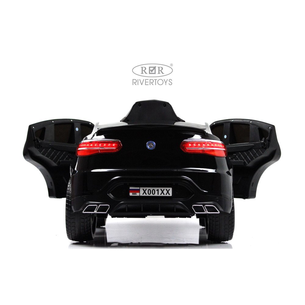 Детский электромобиль Мерседес X001XX черный глянец