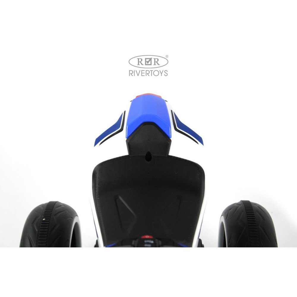 Детский трицикл K222AM синий