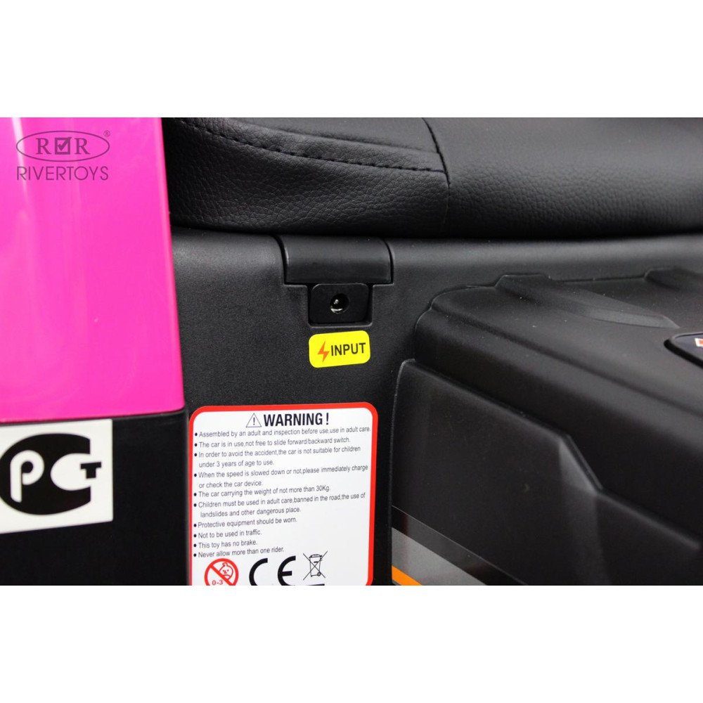 Детский электромобиль трактор H888HH розовый