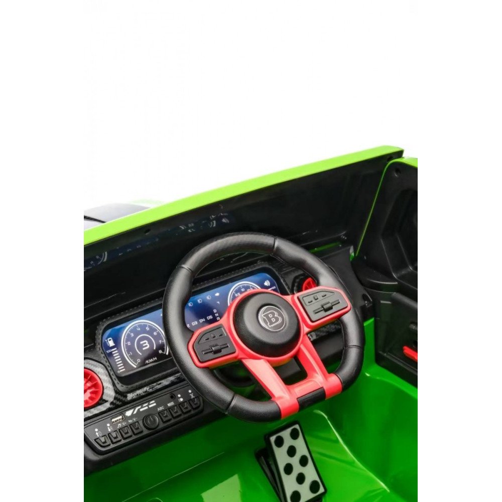 Детский джип Brabus Z777ZZ зеленый, одноместный