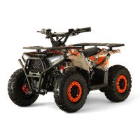 Детский электроквадроцикл MIKA LUX оранжевый с максимальной скоростью 25 км/ч