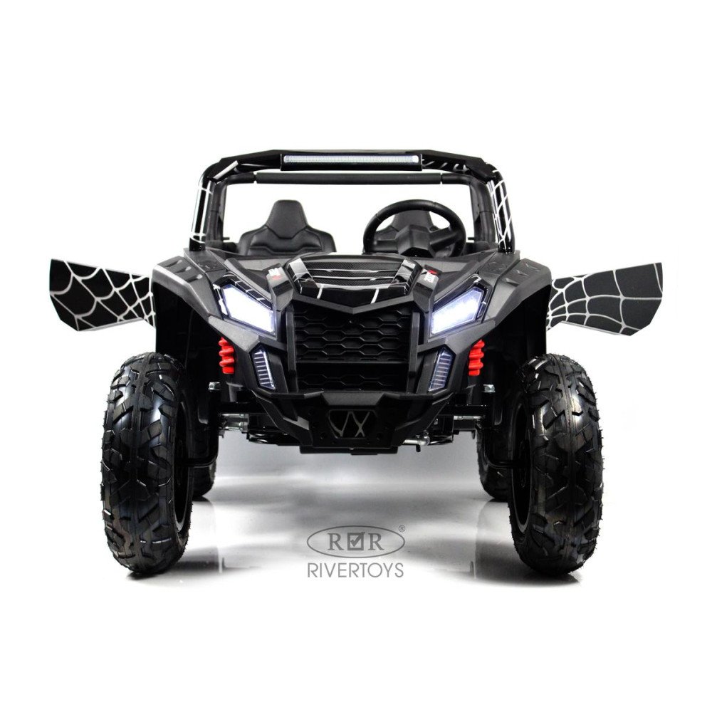 Мощный детский электромобиль Buggy M222MM черный Spider