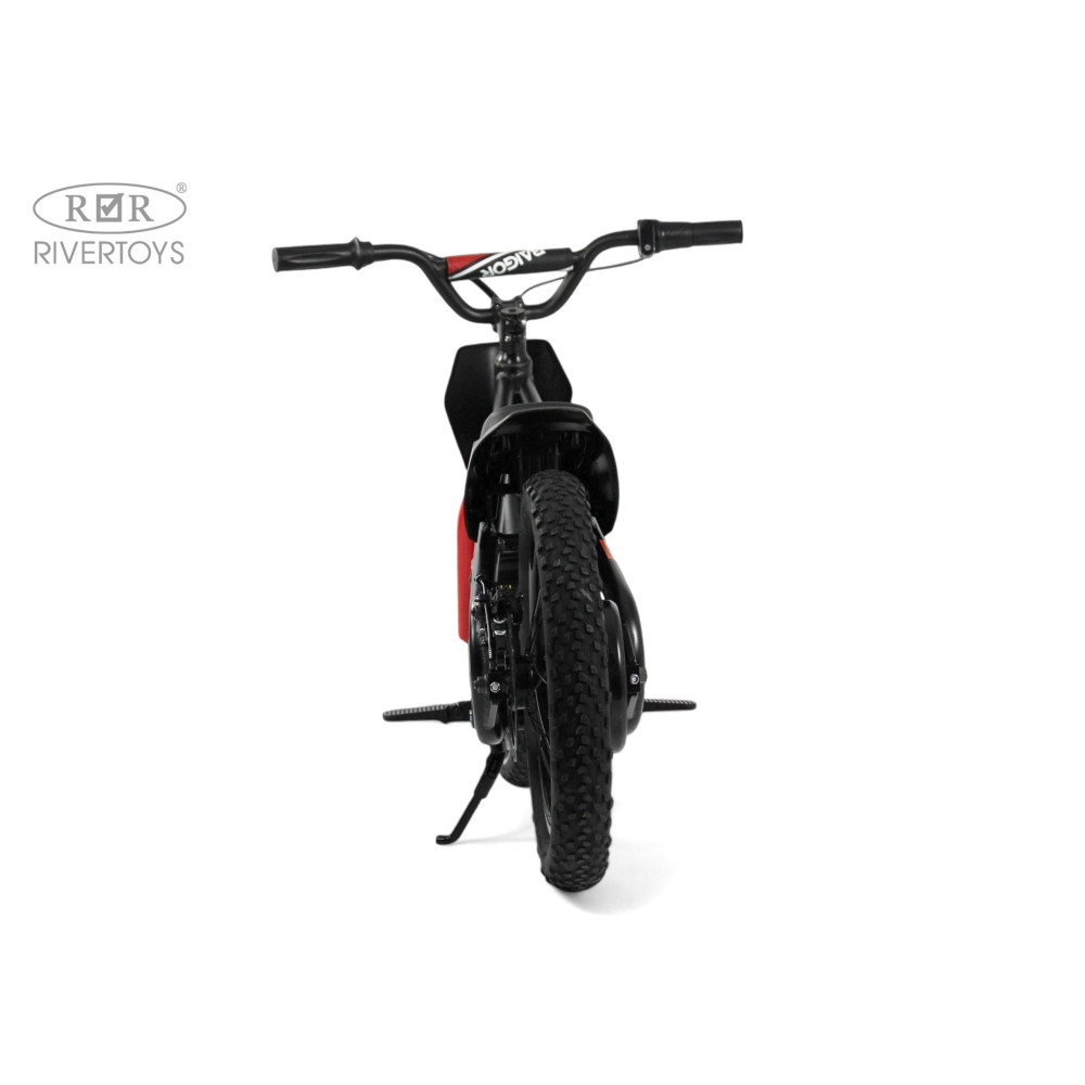 Электромотоцикл A001AA черный, с максимальной скоростью 20 км/ч