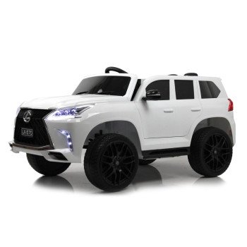 Электромобиль Lexus 570 (E555EE) белый с пультом