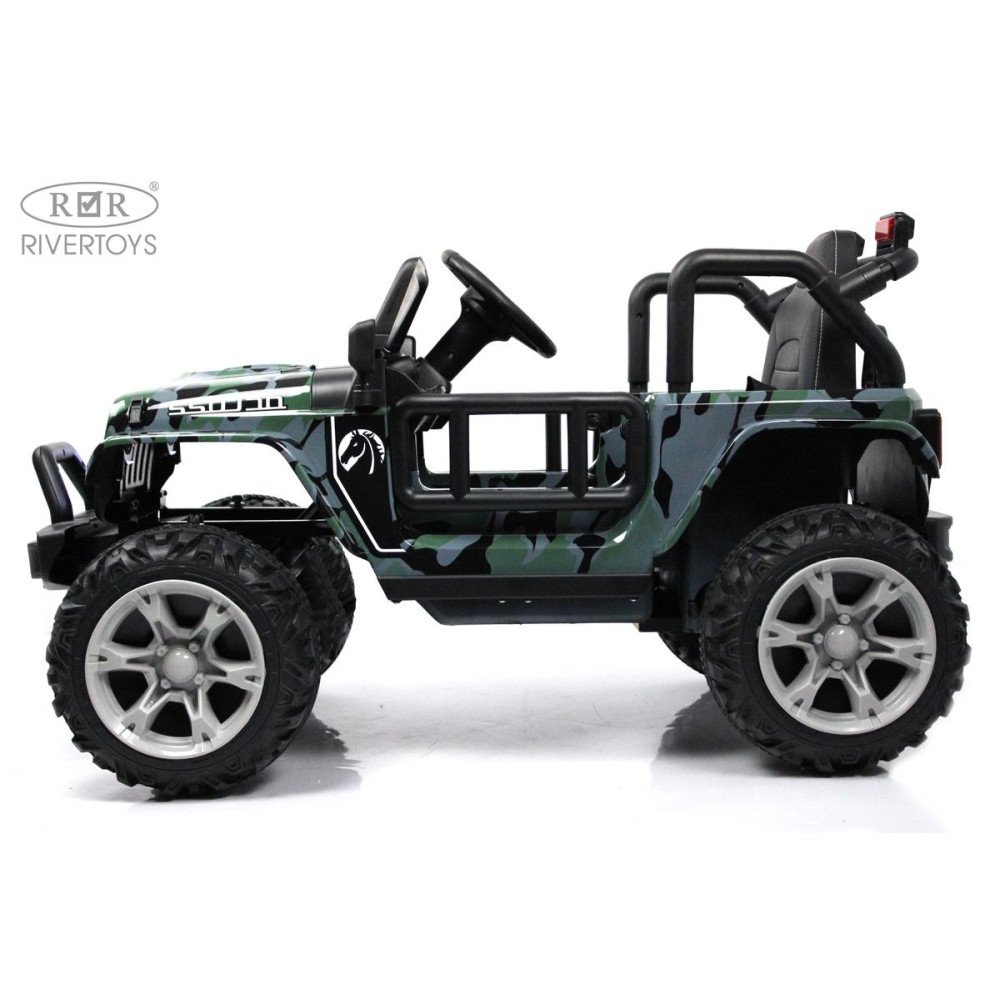 Детский электромобиль Jeep Wrangler T222TT 4WD камуфляж